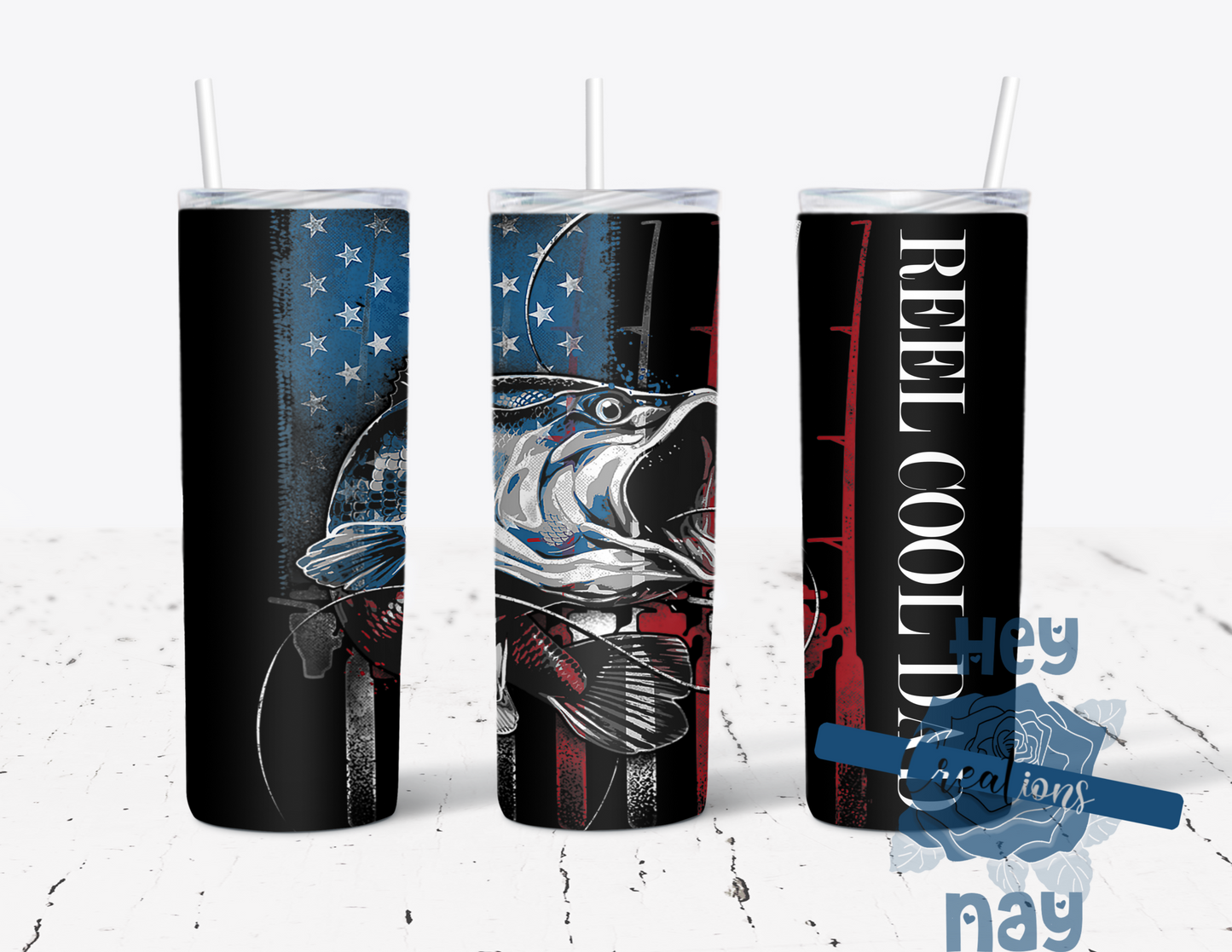 Reel cool dad 20 oz tumbler