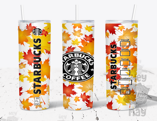 Fall Leaves Tumbler